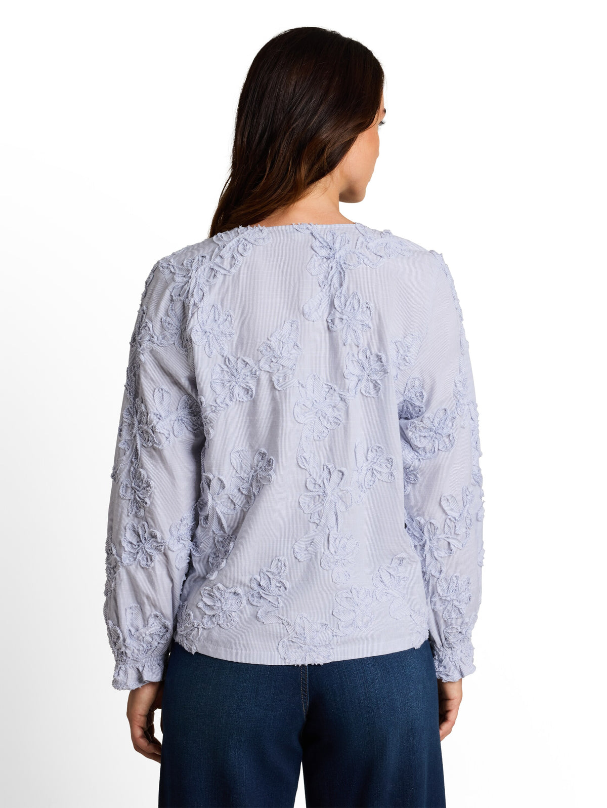 blouse with tape embroidery - 1052599