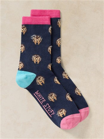 FLUFFY HEDGEHOG ANKLE SOCK - 446846