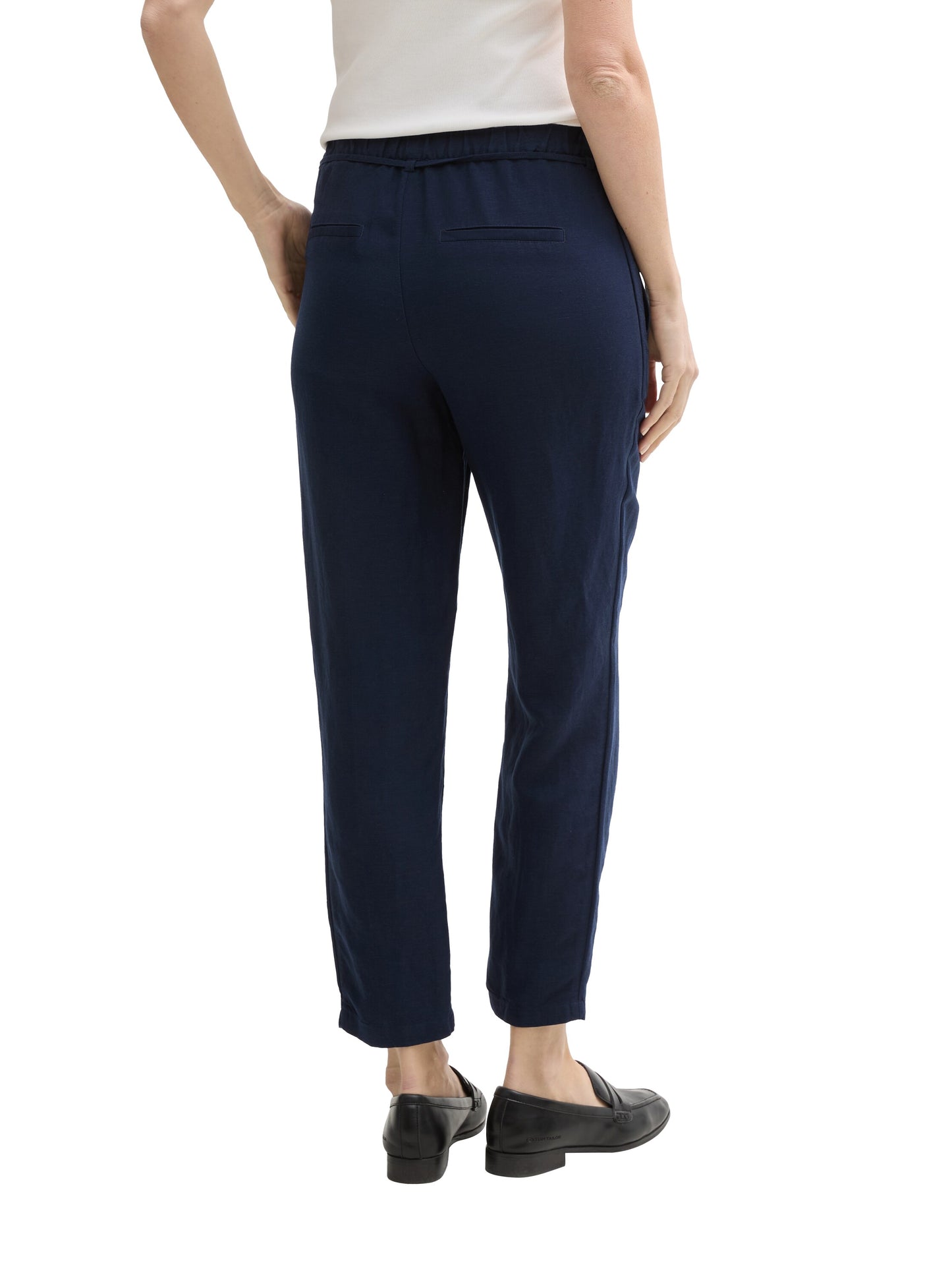 loose fit linen pants - 1046498