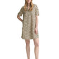 dress linen with polo collar - 1046481