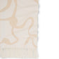 woven scarf with flowers - 1052820