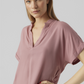 VMBEAUTY SS TOP WVN NOOS - 10279697