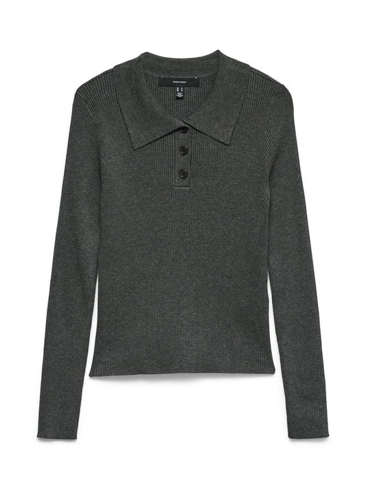 VMSILJERIB LS POLONECK PULLOVER NOO - 10336674