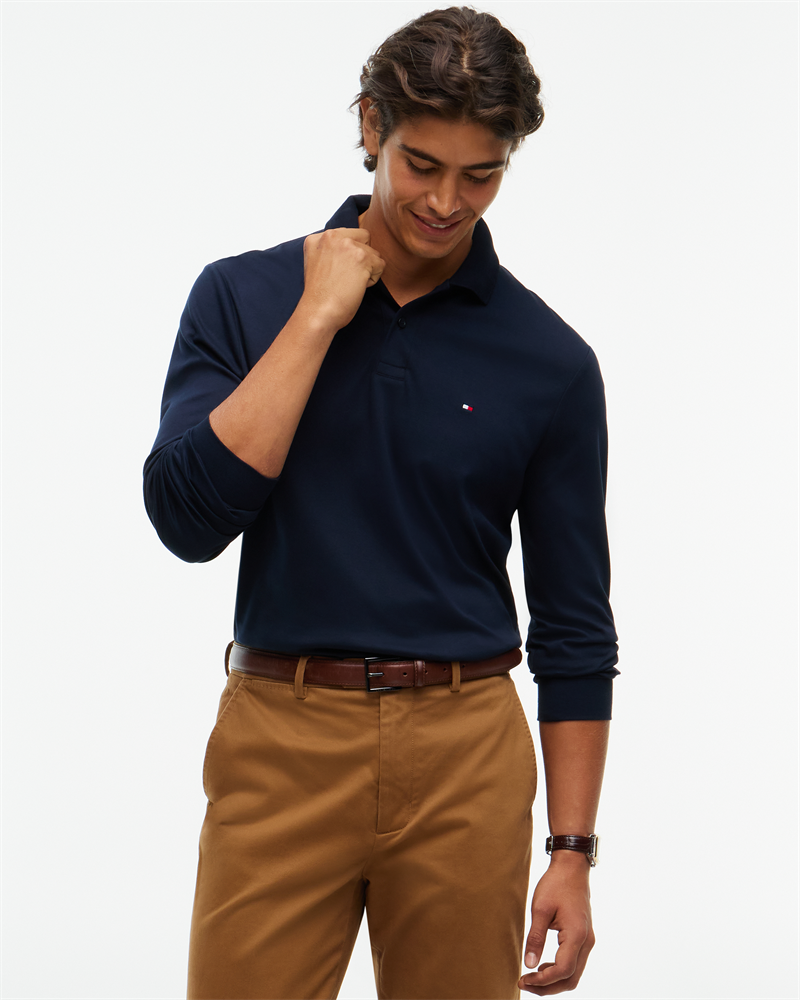 L/S LIQUID COTTON REG POLO - MW0MW37317