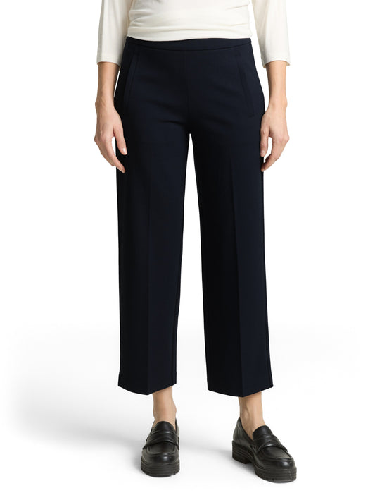 cropped straight leg pants - 1049981