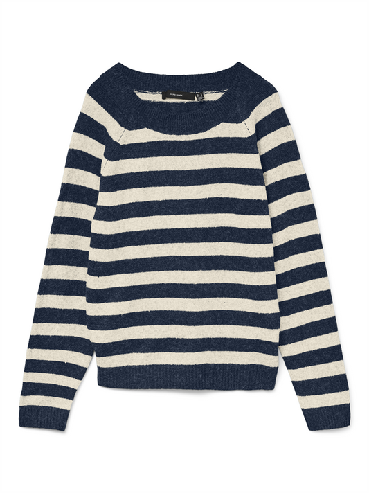 VMDOFFY LS O-NECK BLOUSE GA NOOS - 10201022