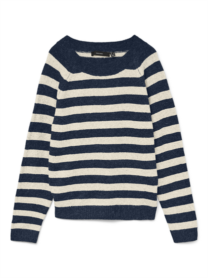 VMDOFFY LS O-NECK BLOUSE GA NOOS - 10201022