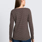 T-Shirt striped boatneck - 1051234