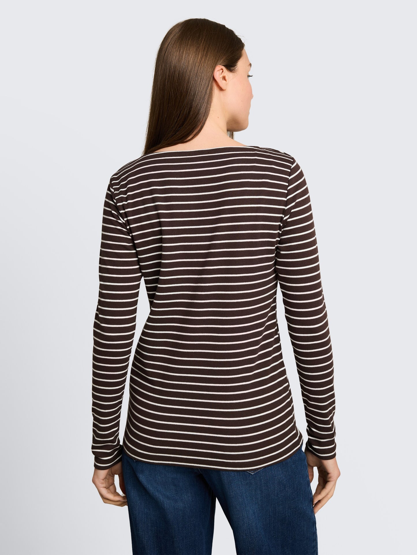T-Shirt striped boatneck - 1051234