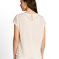 T-Shirt crew neck burn out wit - 1051227