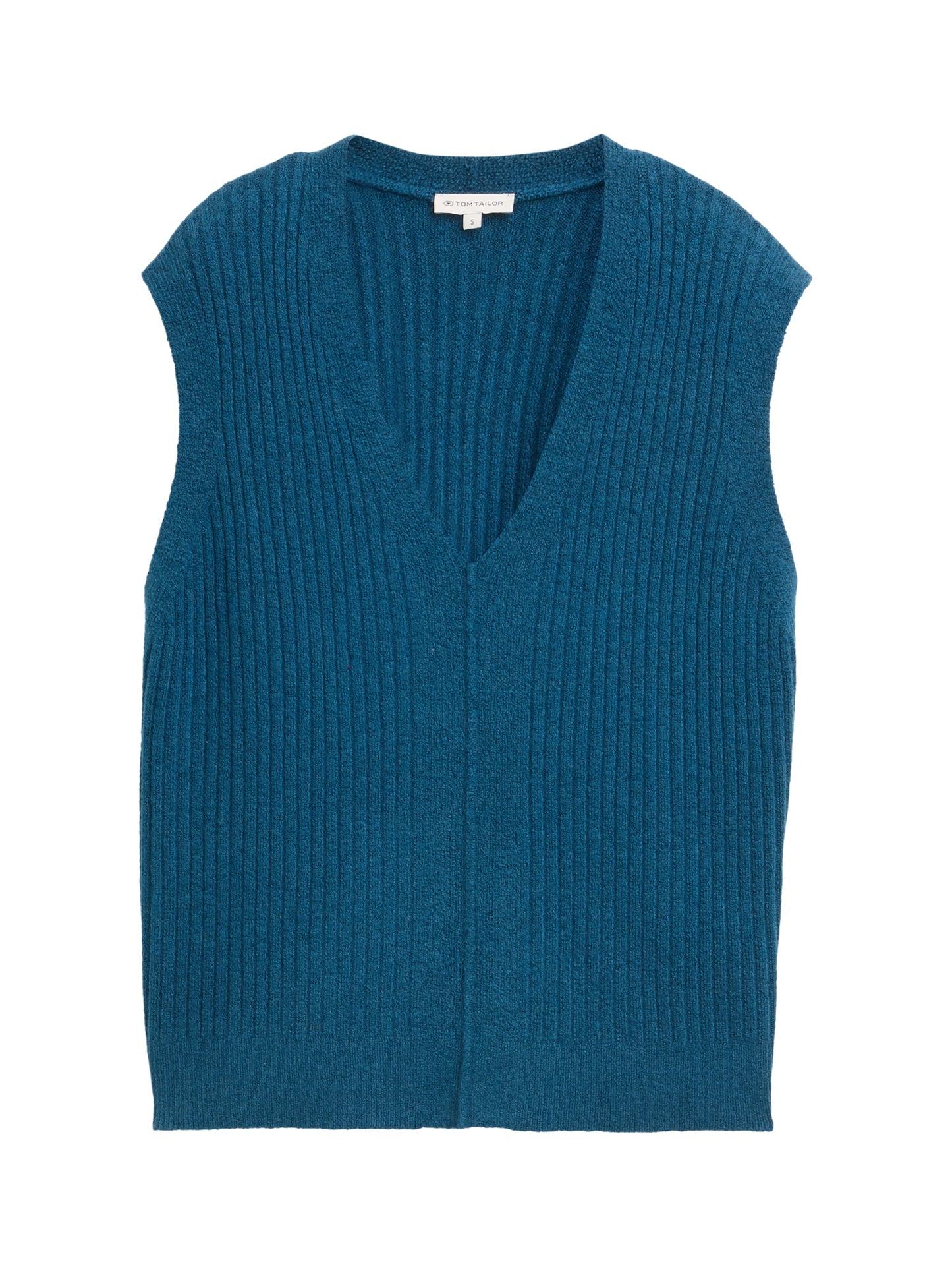 knit cosy rib vest - 1047693