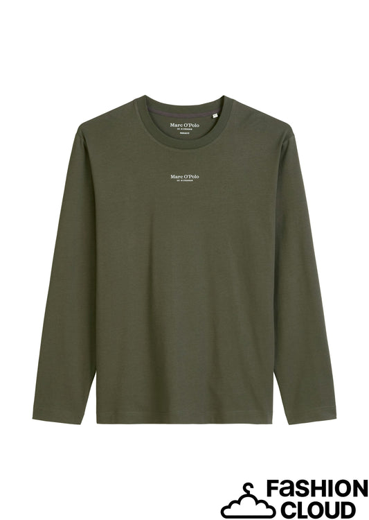 T-shirt, long sleeve, logo print at - 528201252020