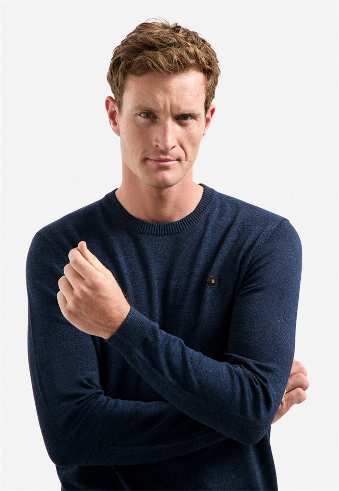 Pullover Crewneck 2 Coloured Melang - N2180