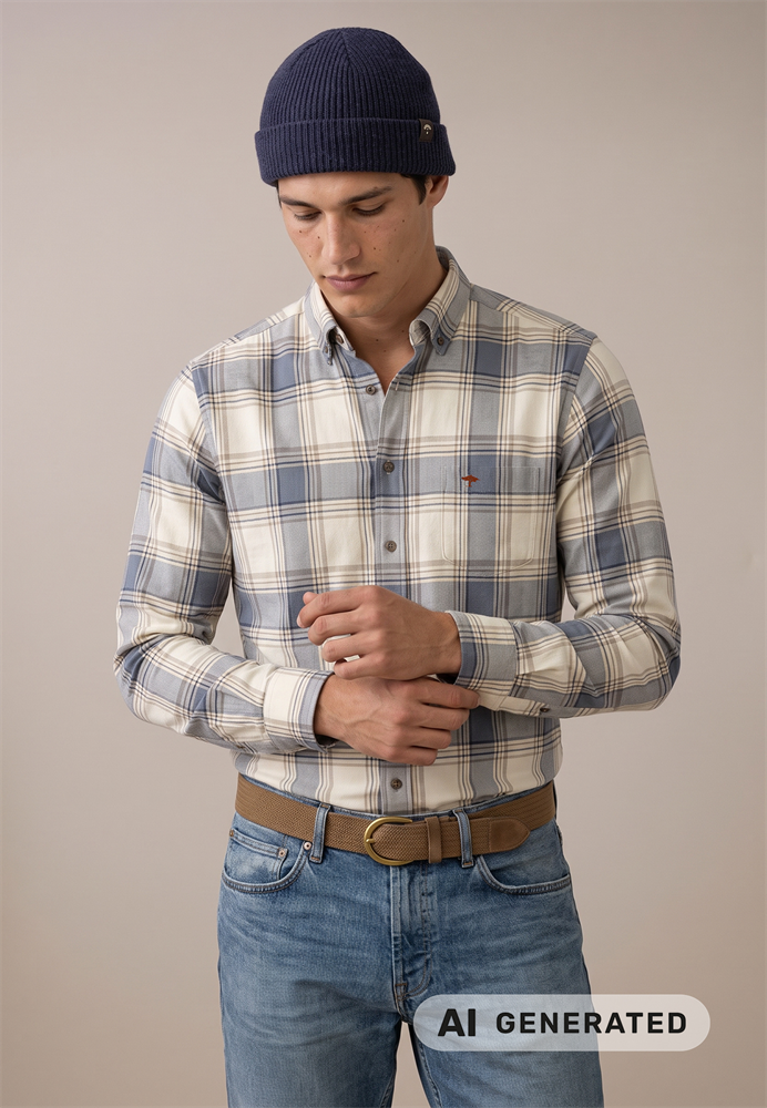 Herringbone Check, B.D., 1/1 - 16098690