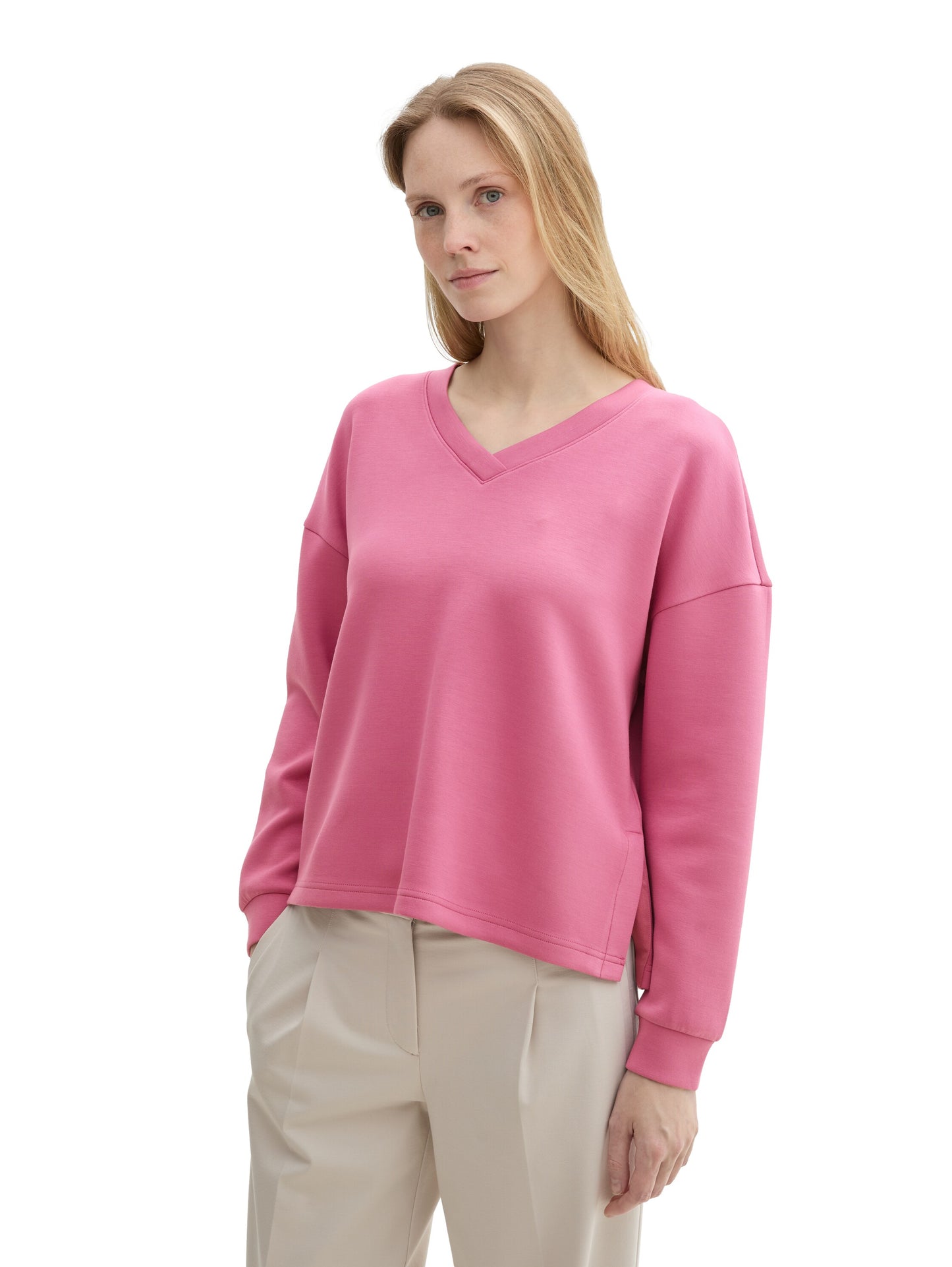 Sweatshirt scuba v-neck - 1043690