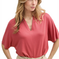 T-shirt cupro v-neck - 1045553