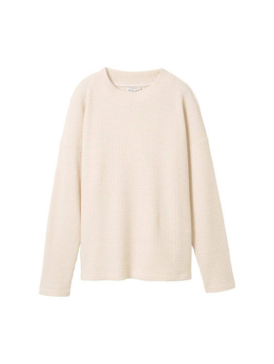 Sweatshirt cosy waffle - 1044261