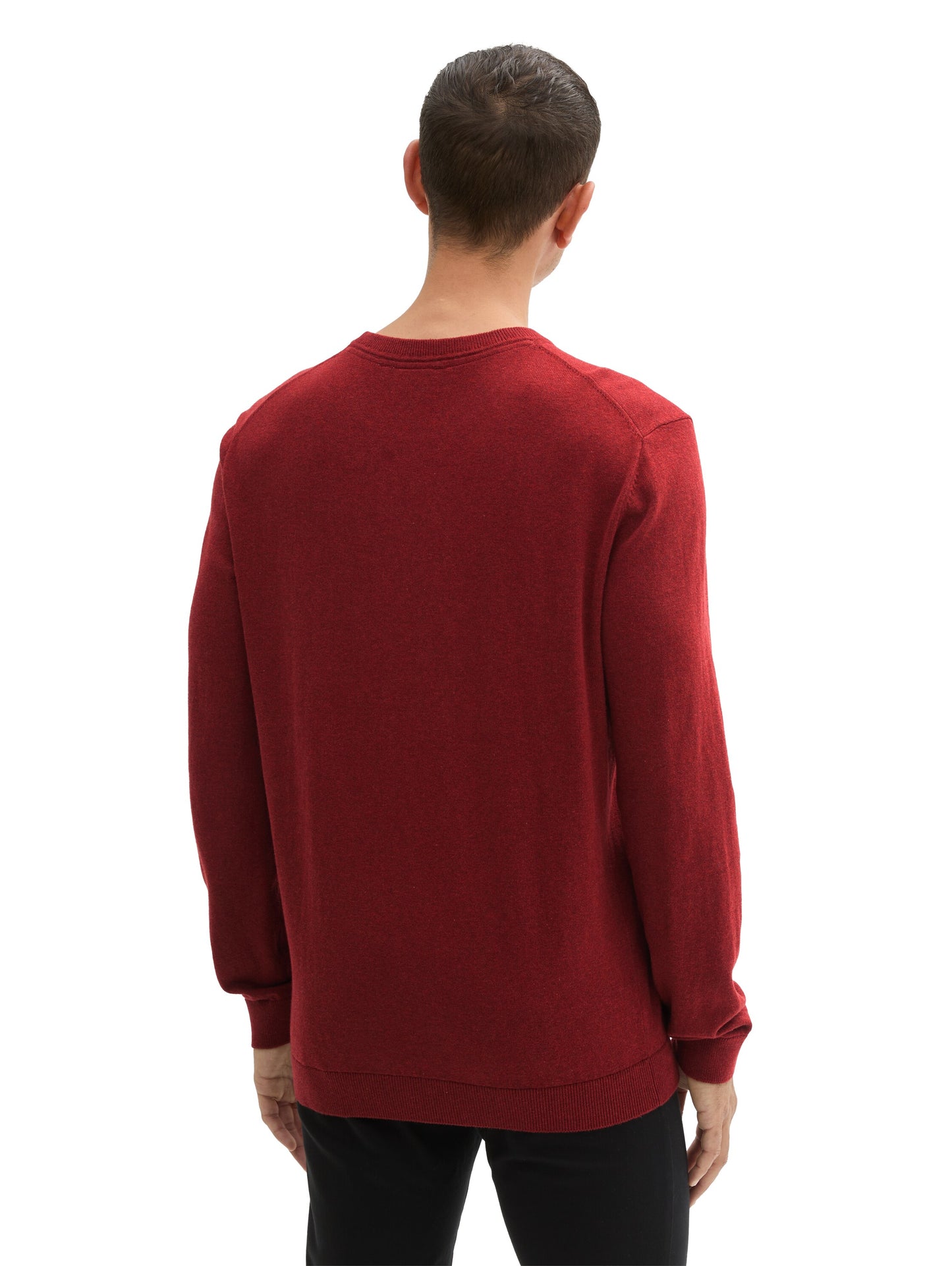 cotton cashmere crewneck knit - 1043266