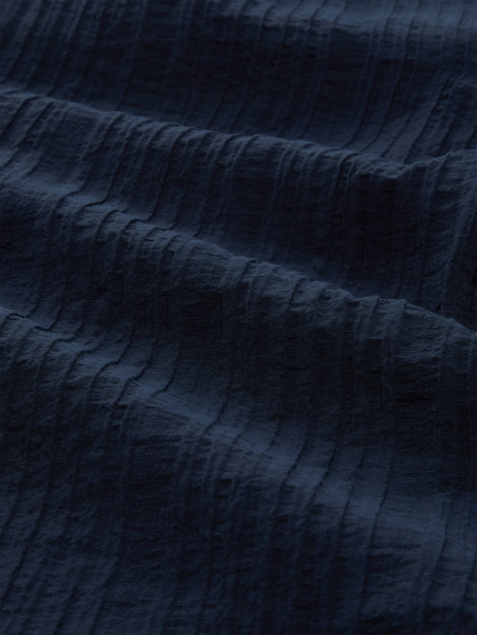 blouse crinkled with frill col - 1049809