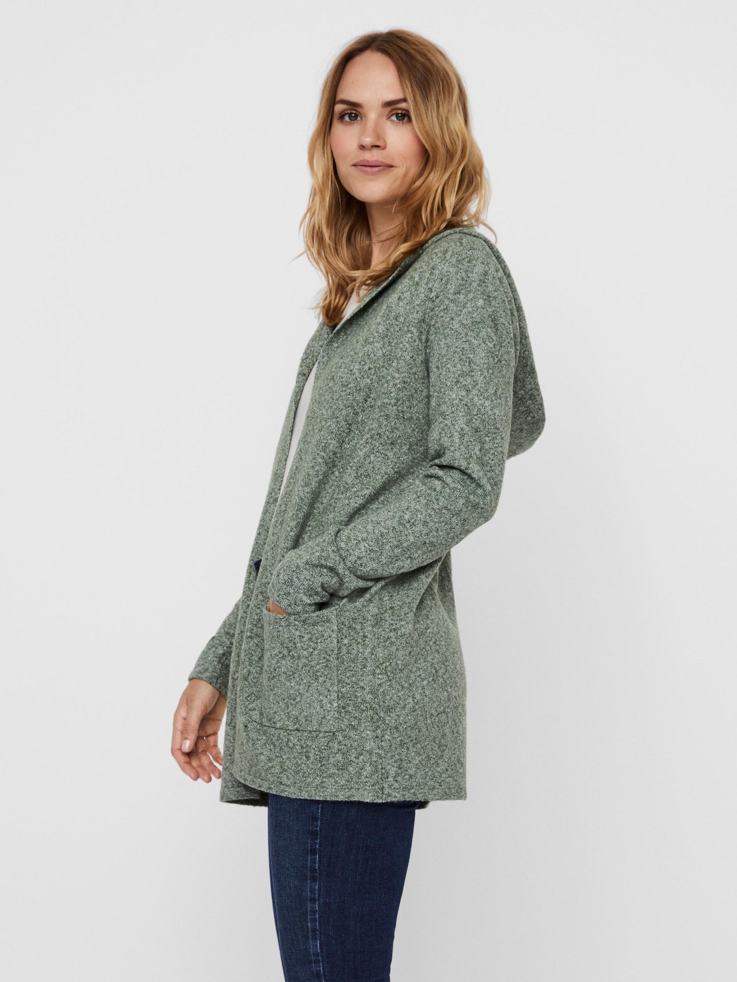 VMDOFFY LS OPEN HOOD CARDIGAN GA NO - 10235948