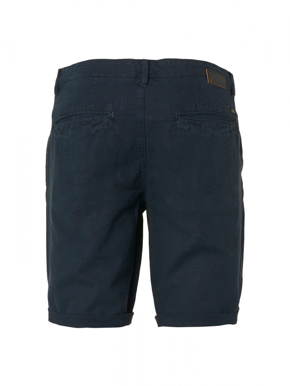 Short With Linen Garment Dyed Chino - 198190307