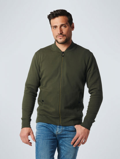 Sweater Full Zipper Twill Jacquard - 21100823SN