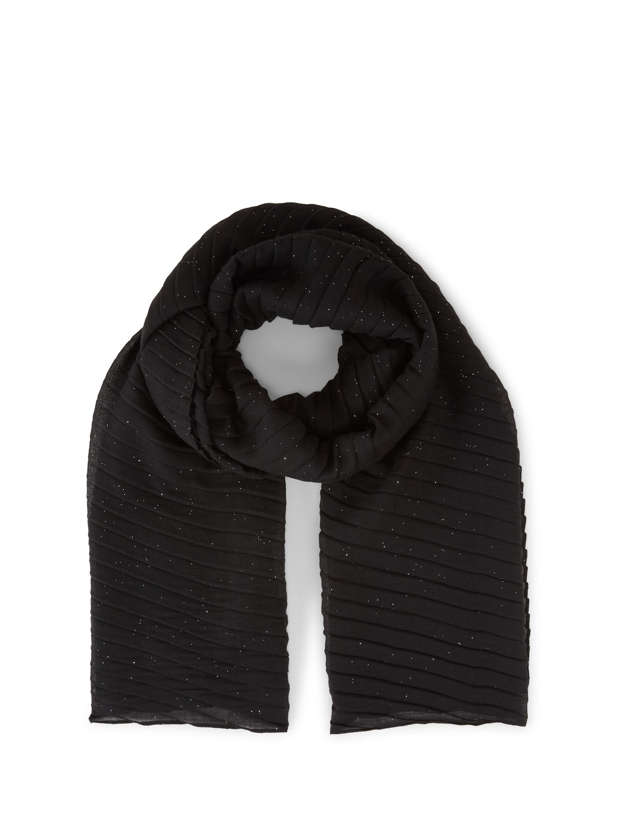 plissee scarf with glitter - 1048657