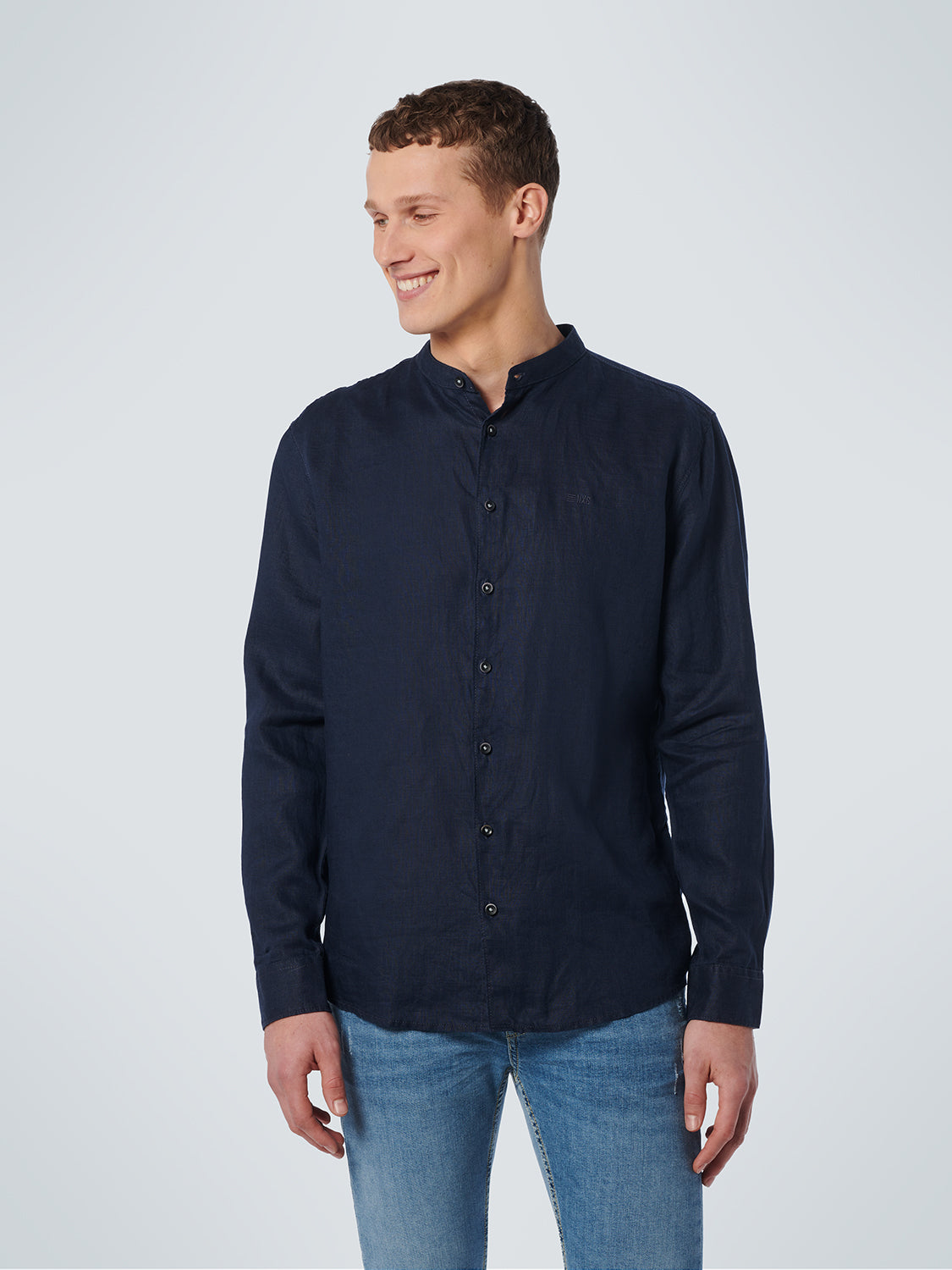 Shirt Granddad Linen Solid - 19470262SN