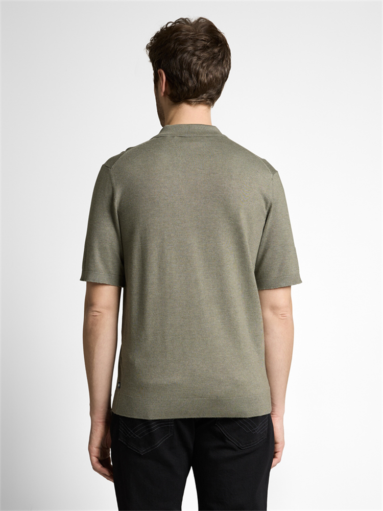 soft knit short sleeve polo - 1051957