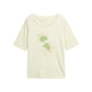 T-shirt basic with print - 1047062
