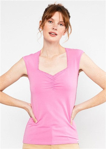 Sleeveless Top Let Romance Rule - 001261-120
