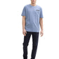 slub t-shirt with pocket - 1045691