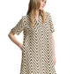 dress linen with polo collar - 1046481