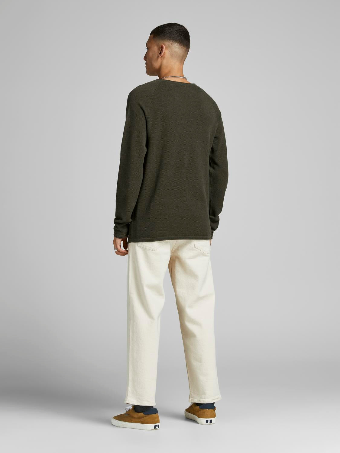 JJEHILL KNIT CREW NECK NOOS - 12157321