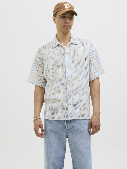 JORBELLAGIO CROCHET SHIRT SS SN - 12277295