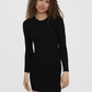 VMKIKI LS O-NECK DRESS GA NOOS - 10269253