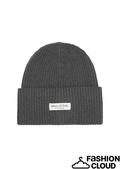 Beanie, knitted, fold-up, structure - 409605901141