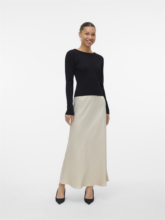 VMSILJE LS O-NECK CABLE PULLOVER - 10331852