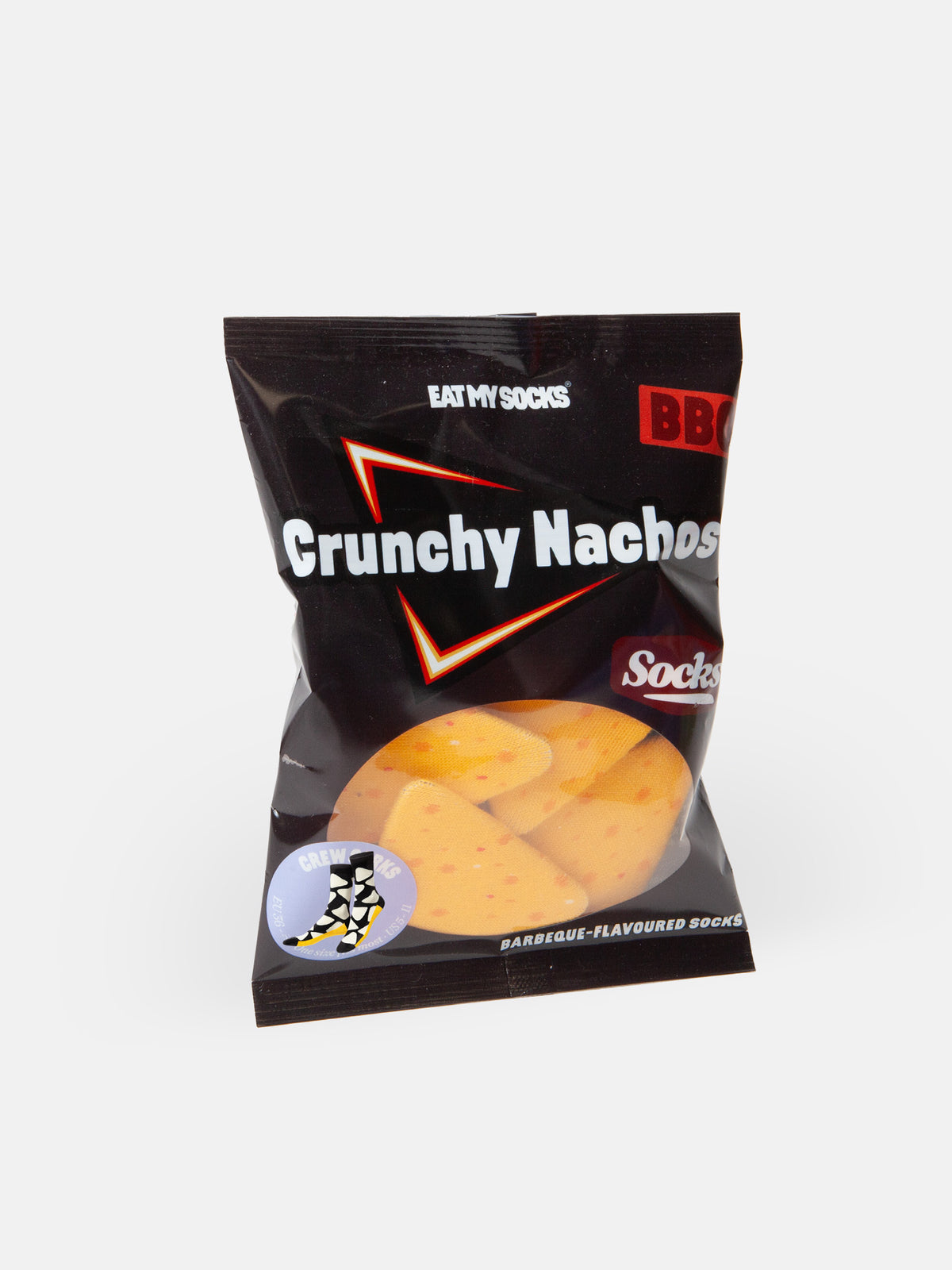 Socken Crunchy Nachos, Black - EMSNOCNABK