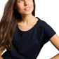 T-shirt crew neck ajour deplac - 1050469