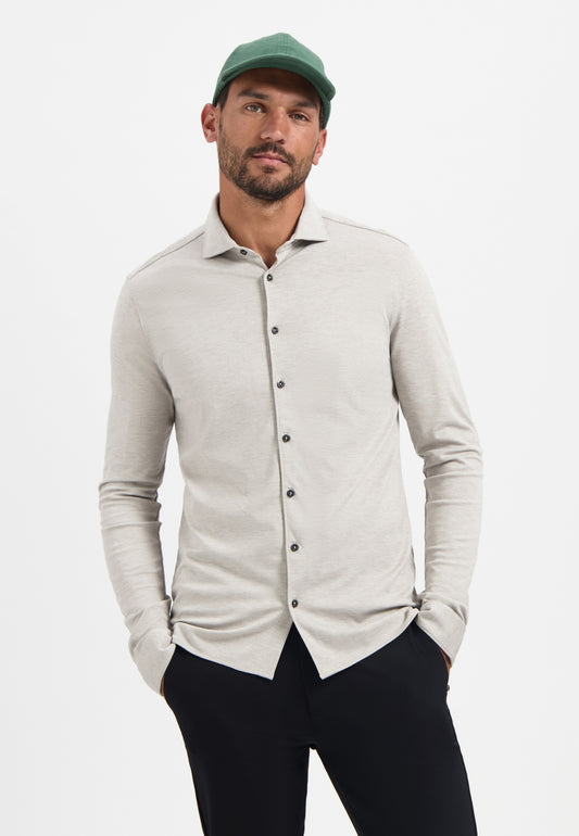 Shirt Jersey Melange Stretch - N4180