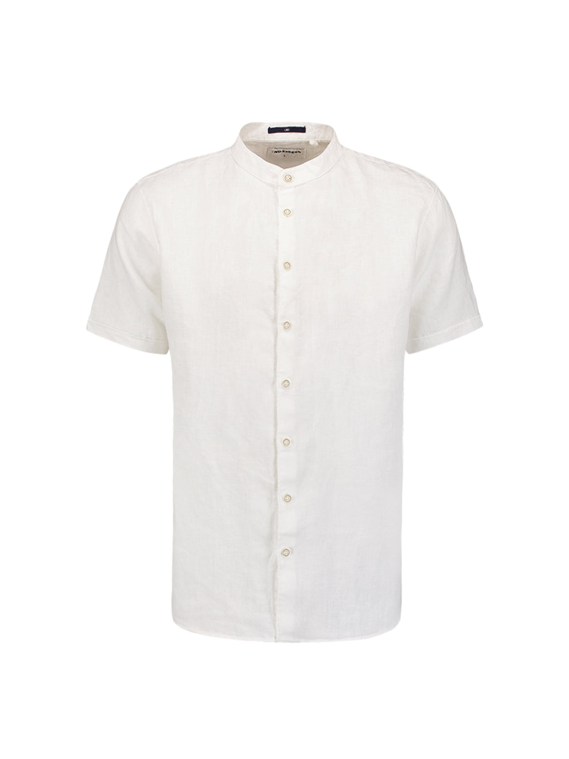 Shirt Short Sleeve Granddad Linen S - 23480337SN