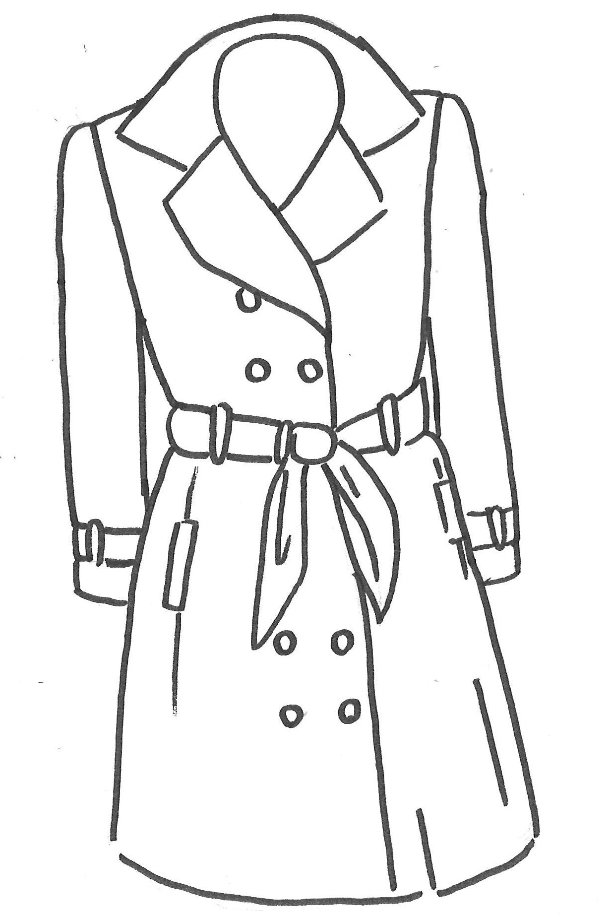 Mantel: Technical trenchcoat, double breast - 402102771201