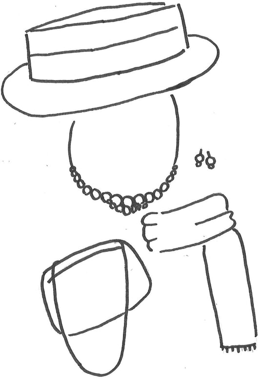 Schmuck, Kette, Ohrring, Armband, Ring: kurze Halskette - 210122984