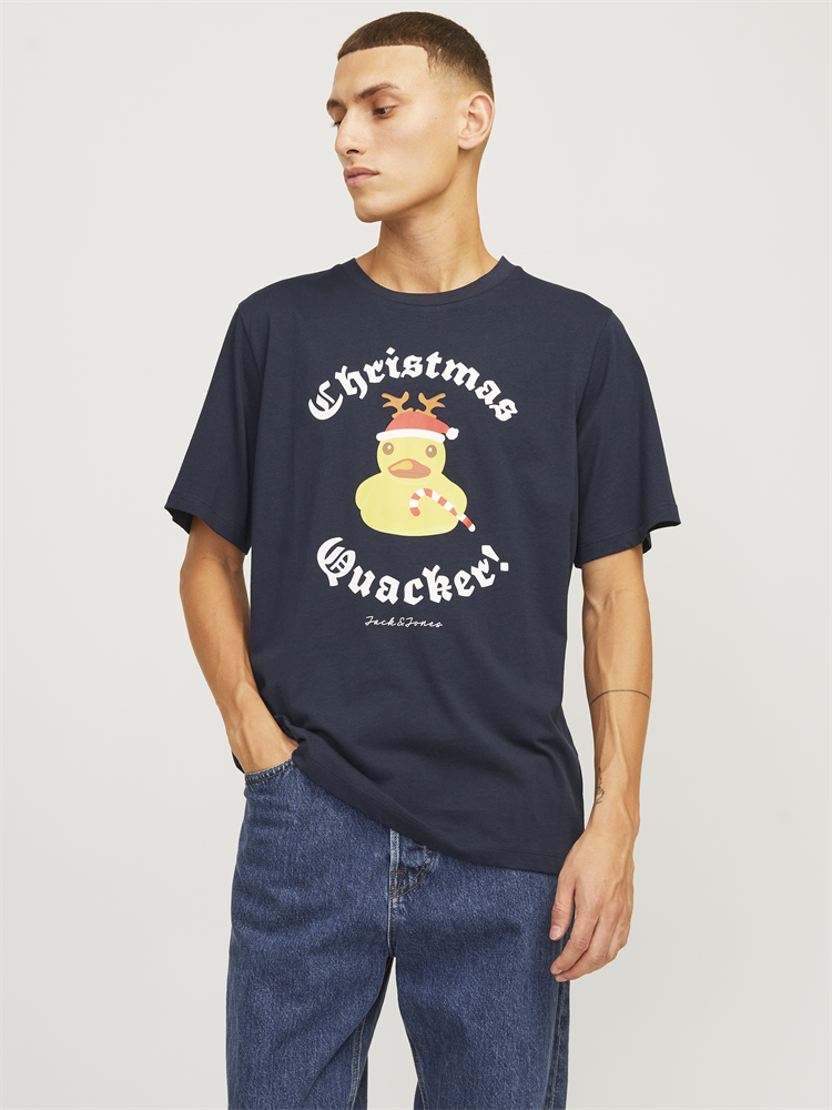 JJXMAS FUNNY TEE SS CREW NECK - 12265357