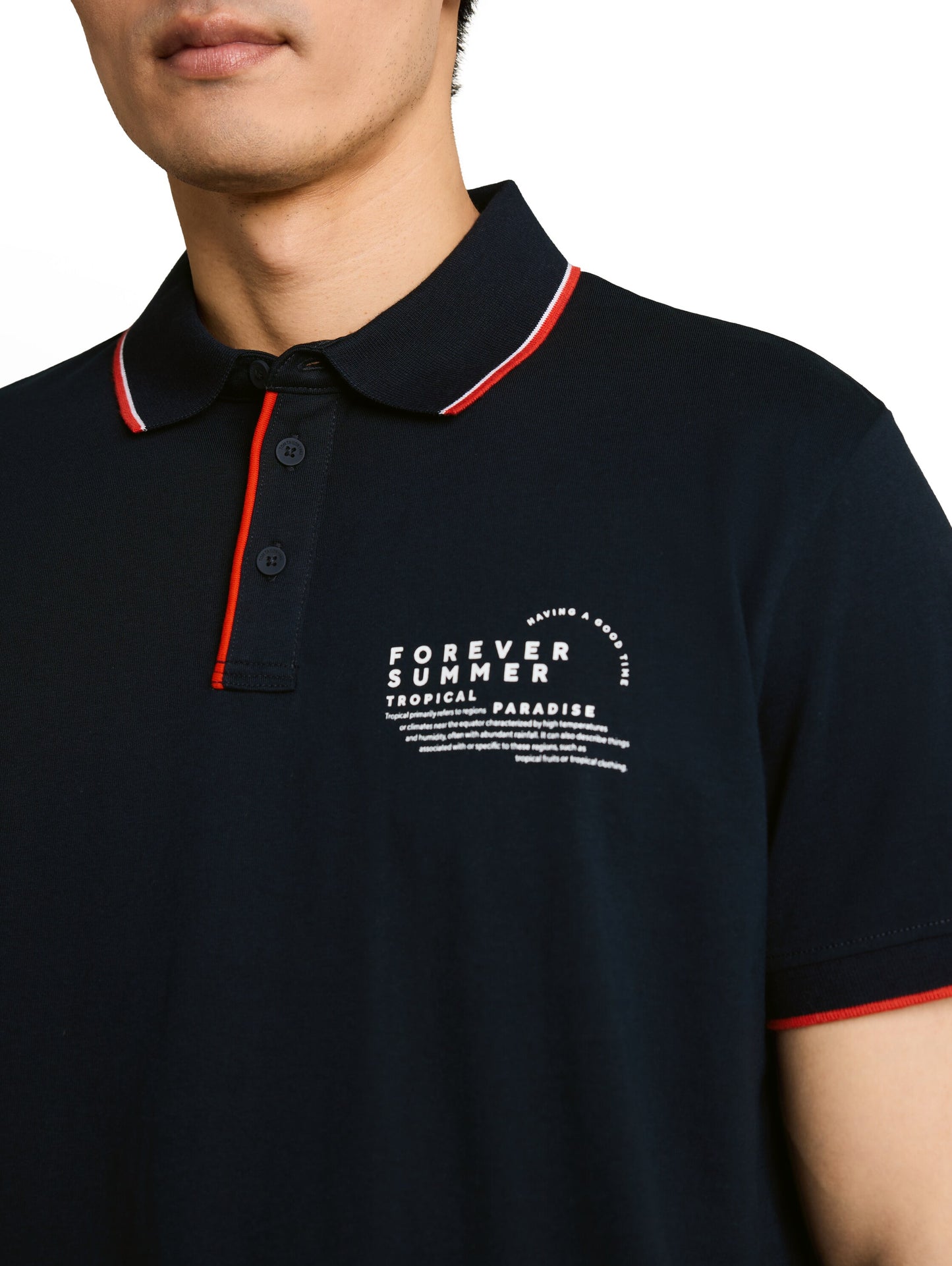 printed polo - 1053338