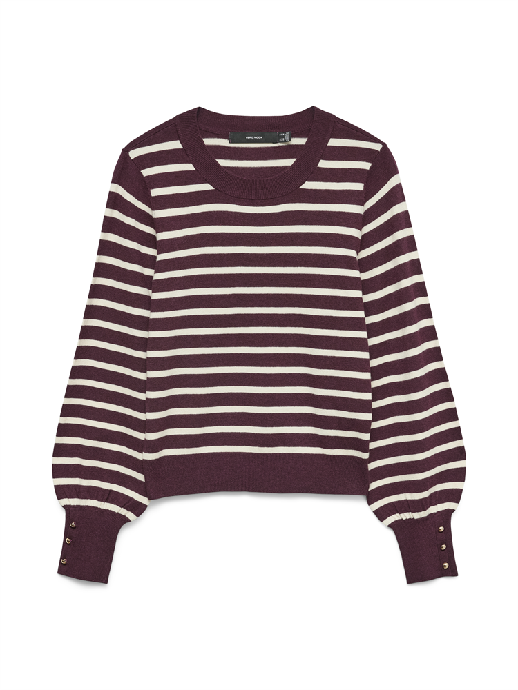 VMHAPPY LS O-NK BUTTON CUFF PULLOVE - 10336333