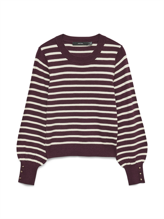 VMHAPPY LS O-NK BUTTON CUFF PULLOVE - 10336333