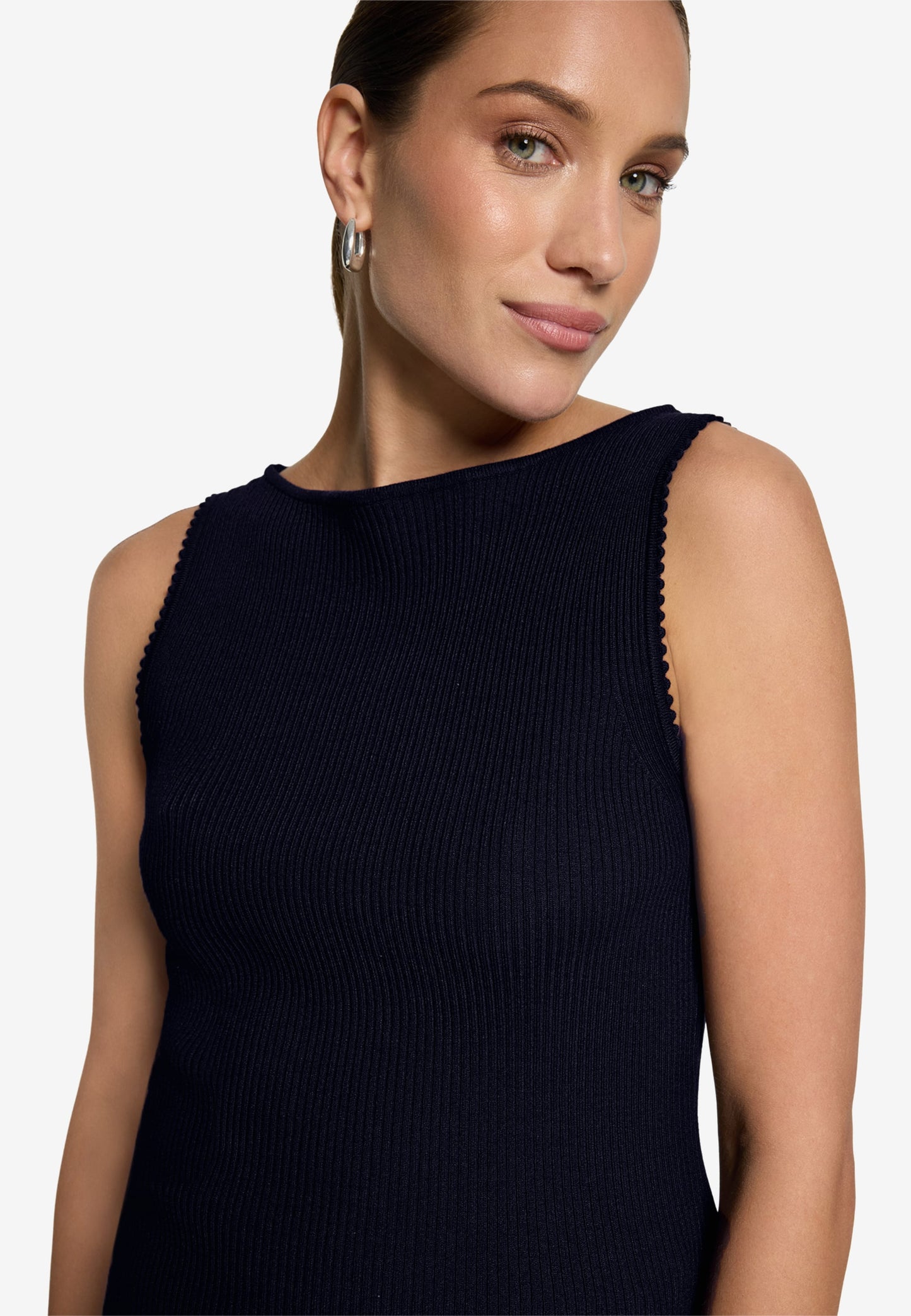 Strickpullover Kurz ohne Arm - 110-10003992