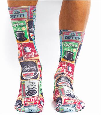 Men Socks COFFEE RETRO - 2010-02371-502